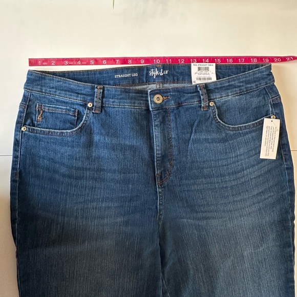 Style & Co high rise straight leg jeans. Size 18W. - Picture 7 of 10
